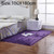 Luxury Rectangle Square Soft Artificial Wool Sheepskin Fluffy Rug Fur Carpet, Size:100x180cm(Purple)