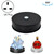 20cm Electric Rotating Turntable Display Stand LED Light Video Shooting Props Turntable, Power Plug:220V UK Plug(Black)