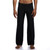 Comfortable Lounge Pants Homme Sleep Bottoms, Size:XXL (Black)