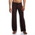 Comfortable Lounge Pants Homme Sleep Bottoms, Size:XXL (Brown)