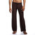 Comfortable Lounge Pants Homme Sleep Bottoms, Size:XXL (Brown)