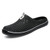 Fashion Breathable Hollow Sandals Couple Beach Sandals, Shoe Size:43(Black)