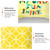 2 PCS 45x45cm Yellow Striped Pillowcase Geometric Throw Cushion Pillow Cover Printing Cushion Pillow Case Bedroom Office, Size:450*450mm(9)
