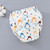 6 Layer Baby Diaper Waterproof  Reusable Cloth Diapers Baby Cotton Training  Underwear Pants Diaper L12-18KG(Penguin)