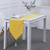 Linen Table Flag Tea Mat Cloth TV Cabinet Coffee Table Strip Cover Cloth, Size:180x33cm(Yellow)