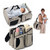 Newborn Baby Portable Travel Foldable Bed Mummy Pack Bag(Dark Blue)