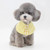 Pet Shawl Scarf Saliva Towel Dog Clothes Accessories, Size:L(Yellow)