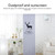 Simple Vertical Cabinet Type All Inclusive Air Conditioning Fabric Dust Cover, Size:175x55x35cm, Style:Flamingo