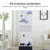 Simple Vertical Cabinet Type All Inclusive Air Conditioning Fabric Dust Cover, Size:175x55x35cm, Style:Flamingo