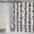 Bohemian Mandala Shower Curtains Bathroom Geometric Waterproof Bath Curtain, Size:200x200cm