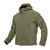 Fleece Warm Men Thermal Breathable Hooded Coat(Green)