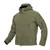 Fleece Warm Men Thermal Breathable Hooded Coat(Green)