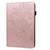 For Samsung Galaxy Tab A 8.0 2019 T290 Lace Flower Embossing Pattern Horizontal Flip Leather Case with Holder & Card Slots & Wallet & Photo Frame(Rose Gold)
