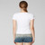 Parrot Pattern Short-sleeved T-shirt for Woman, Size: S(White)