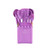 KU349 13 In 1 Storage Barreled Wooden Handle Silicone Kitchenware Set Non-Stick Cooking Spoon Shovel Kitchen Rack(Purple) KU349 13 In 1 Storage Barreled Wooden Handle Silicone Kitchenware Set Non-Stick Cooking Spoon Shovel Kitchen Rack(Purple)