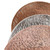 2 PCS Fashion Round Hollow Placemats PVC Table Mats Coffee Cup Pad(Bronze)