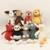 Striped Animal Plush Toy Doll Creative Animal Doll, Type:Bear, Height:42cm Striped Animal Plush Toy Doll Creative Animal Doll, Type:Bear, Height:42cm