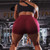 Women Gym Sports Shorts Fitness Yoga Shorts Beach Outdoor Jogging Hiking Trunks, Size:M (Gray)