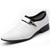 Men Set Business Dress Shoes PU Leather Pointed Toe Oxfords Shoes, Size:45(White)