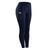 Slim Tight Sportswear Women High Waist Hips Slim Sports Leggings, Size:L(Blue)