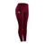 Slim Tight Sportswear Women High Waist Hips Slim Sports Leggings, Size:L(Blue)