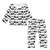 Children Cartoon Cotton Underwear Care Belly Pajamas Set, Size:M(Black Wave)