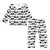 Children Cartoon Cotton Underwear Care Belly Pajamas Set, Size:S(Black Wave) Children Cartoon Cotton Underwear Care Belly Pajamas Set, Size:S(Black Wave)