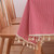 Tassel Lace Daisy Print Cotton Linen Tablecloth, Size:140x200cm(Red Stripes) Tassel Lace Daisy Print Cotton Linen Tablecloth, Size:140x200cm(Red Stripes)