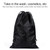 10PCS Portable Nylon Waterproof Travel Storage Bag Drawstring Beam Pocket Clothing Storage Bag, Size:34cmx39cm(Pink)