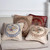 Embroidered Retro Home Sofa Cushion Pillow Cover, Size:58*58cm without Core(Light Coffee)