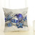 Christmas Decoration Cotton and Linen Pillow Office Home Cushion Without Pillow, Size:45x45cm(Blue Star)