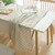 Tassel Lace Daisy Print Cotton Linen Tablecloth, Size:60x60cm(Little Blue Chrysanthemum)