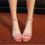 Women Summer Open Toe Sandals, Size:40(Pink)