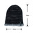 Winter Male Plus Velvet Warm Wool Hat Outdoor Sports Ski Knit Hat, Size:One Size(Navy)