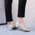 Women Shoes Hollow Rhinestone Pumps, Size:38(Black)