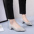 Women Shoes Hollow Rhinestone Pumps, Size:37(Beige White)