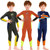 DIVE & SAIL M150501K Children Warm Swimsuit 2.5mm One-piece Wetsuit Long-sleeved Cold-proof Snorkeling Surfing Anti-jellyfish Suit, Size: L(Orange)