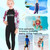 DIVE&SAIL Children Outdoor Sunscreen Long Sleeve Speed Dry Diving Suit, Size: S(Black) DIVE&SAIL Children Outdoor Sunscreen Long Sleeve Speed Dry Diving Suit, Size: S(Black)