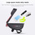 WHEEL UP Anti-splashing Touch Screen Bicycle Mobile Phone Bag Mountain Bike Front Beam Bag Riding Handlebar Bag, Style:Black and Red