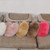 Home Cushion Pillow can be Washed without Core Heart-shaped Pillowcase, Size: 40x50cm(Pink)