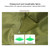 Waterproof Dustproof Backpack Rain Cover Portable Ultralight Outdoor Tools Hiking Protective Cover 35L(Camouflage)