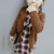 Spring and Autumn Children Clothing Girl Cotton Knit Cardigan Sweater, Kid Size:100cm(Black)