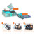 3 PCS Hot Vacuum Bag Storage Organizer Transparent Border Foldable Extra Large Seal Compressed Travel Saving Space Bags(80x110cm)