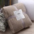 Thicken Solid Color Mesh Pineapple Flannel Blanket Coral Fleece Air Conditioning Sofa Cover Winter Warm Sheets Easy Wash Faux Fur Blankets, Size:45x65cm(Kahki)