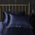Home Ice Silk Simulation Silk Four-Piece Pillowcase Flat Sheet Fitted Sheet Set, Size:US-King:198x203x35cm(Gray)