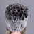 Rex Rabbit Fur Woven Female Models Leather Warm Thickening Colorful Knit Hat(color1)
