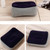 Travel Portable Inflatable Foot Rest Pilllow Mat Pad, Size:38x29cm(Gray Blue)