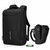 Fashion Men Backpack Multifunctional Waterproof Laptop Bag Travel Bag with USB Charging Port(Upgraded Black)