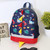 Backpack Cute Cartoon Dinosaur School Bags for Children(Navy)