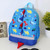 Backpack Cute Cartoon Dinosaur School Bags for Children(Blue)